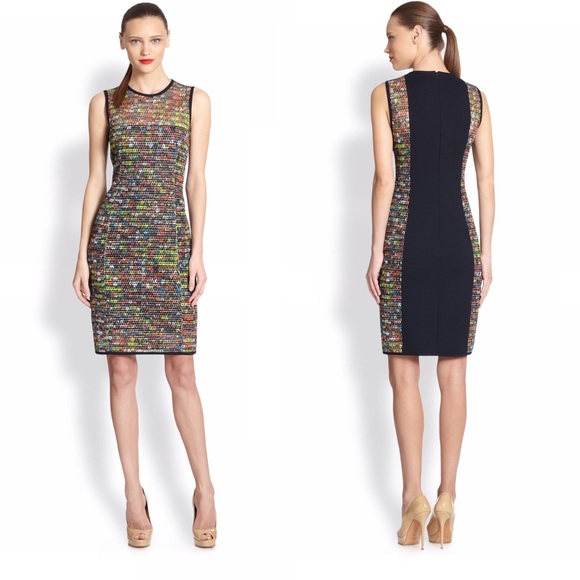 Akris Punto Dresses & Skirts - AKRIS PUNTO | Stadium Print Mesh Front Dress